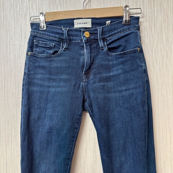 Frame Le Skinny de Jeanne Dark Blue size 24 - Picture 5 of 7